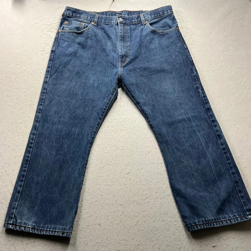 Levis 517 Bootcut Jeans Mens 40x29 Blue Denim Pants Medium Wash 517-0217